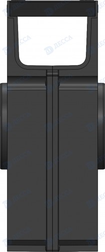 Комплект: Пескоуловитель для пластиковых лотков Лайт -10.11,5.32- пластиковый с решеткой пластиковой щелевой кл.А
